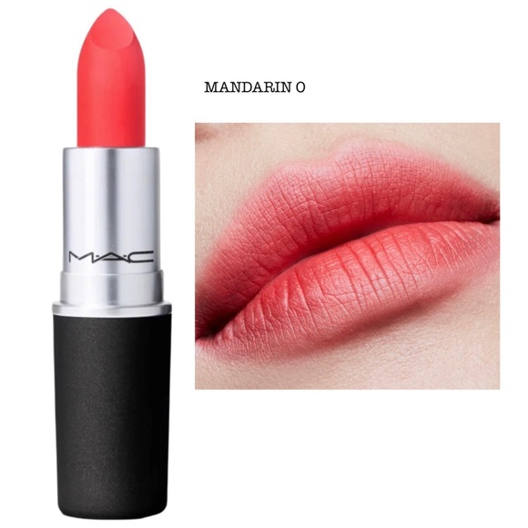 MAC Cosmetics Makeup Mac Powder Kiss Lipstick Mandarin O Poshmark